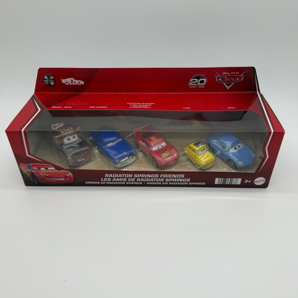 Disney Pixar Cars Radiator Springs Friends 5 Pack Multi-Color Metal Diecast Set